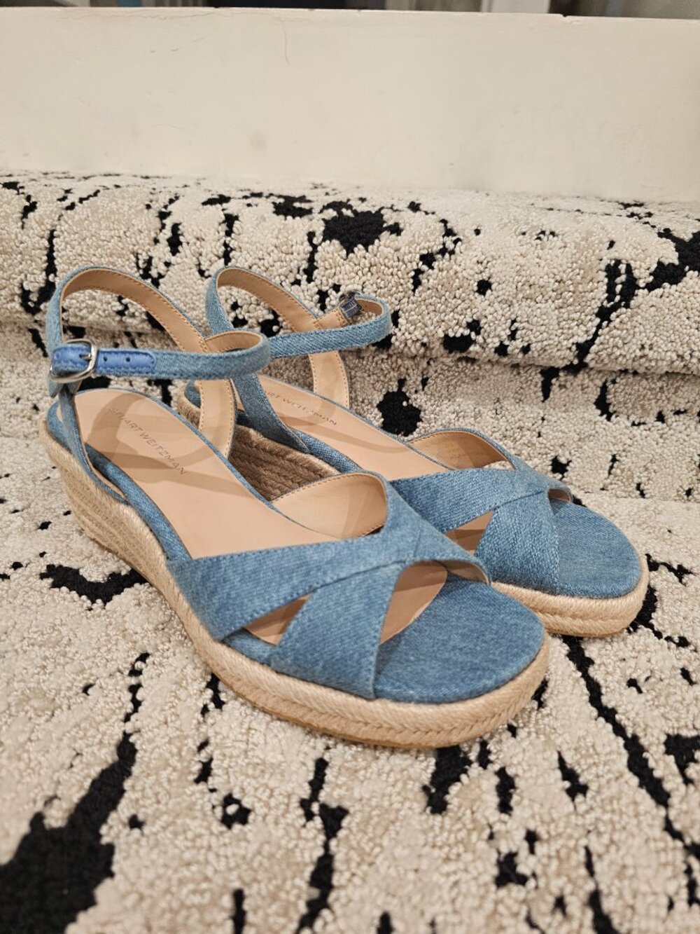 Stuart Weitzman Miami Espadrille Wedge Sandal - Picture 6 of 8